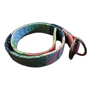 Small Vineyard Vines Derby Patchwork D Ring Belt Women’s